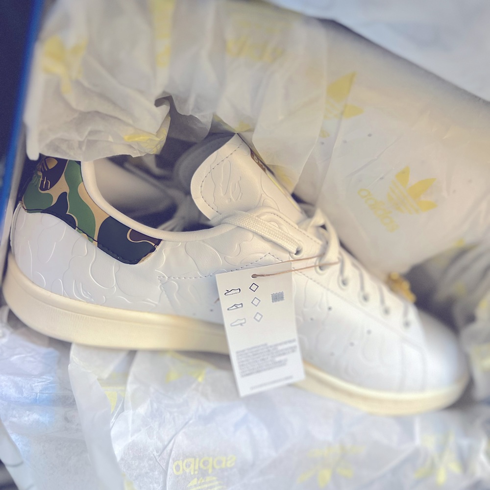 11.5 - Bape x Adidas - Stan Smith 30th anniversary sneaker